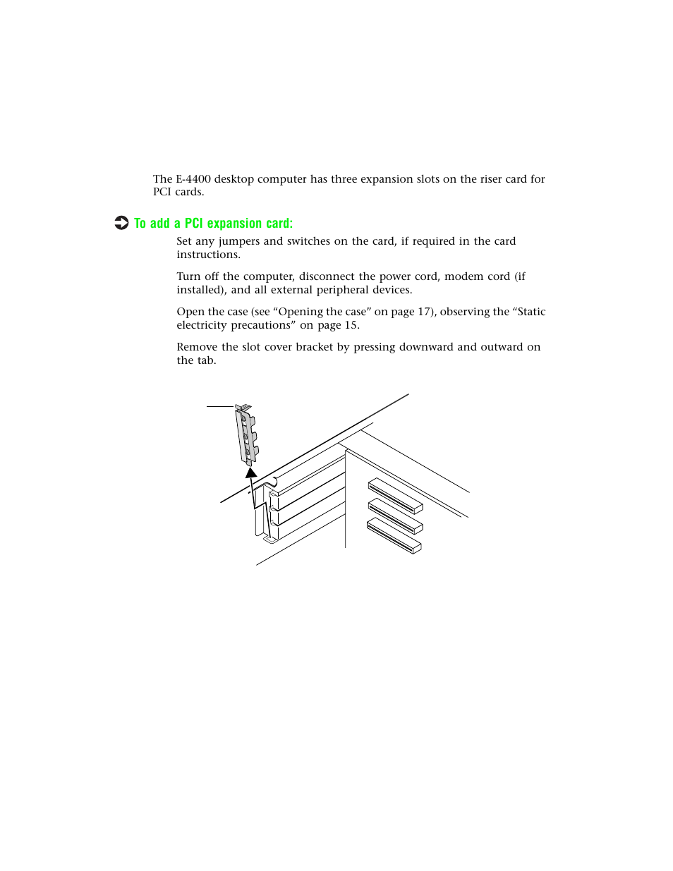 Adding an expansion card | Gateway E-4400 User Manual | Page 49 / 118