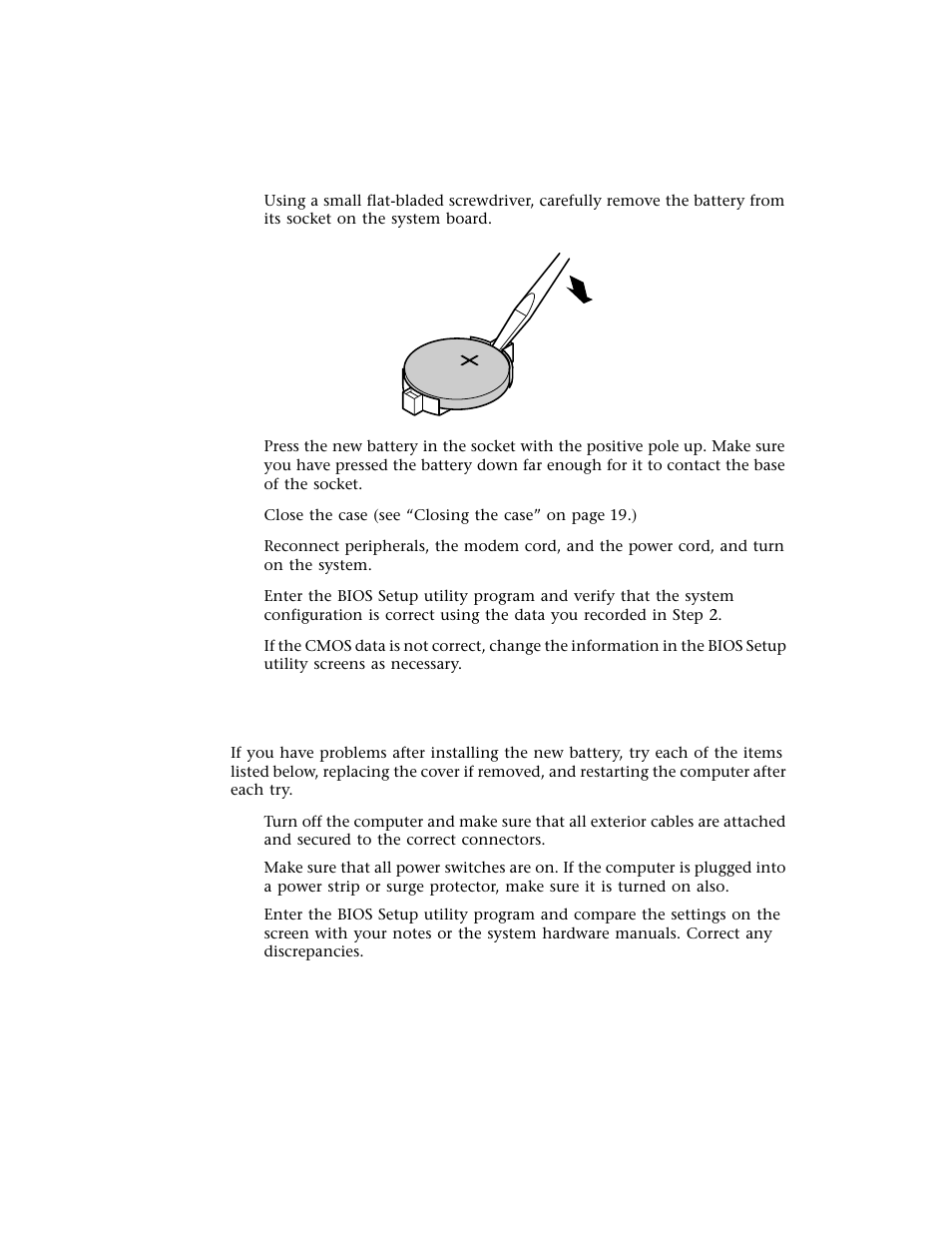 Troubleshooting the battery installation | Gateway E-4400 User Manual | Page 52 / 118