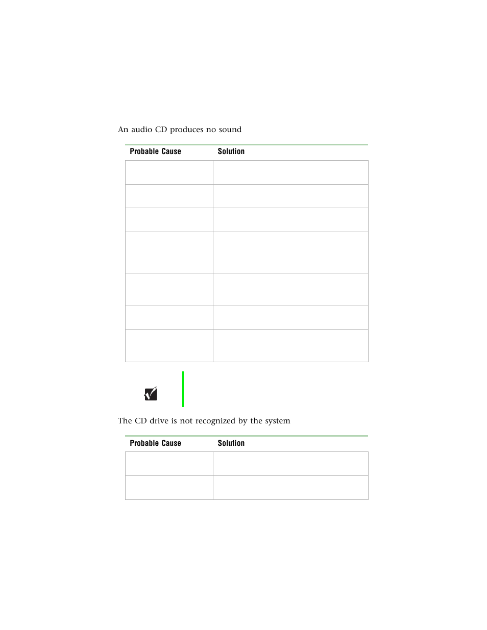 Cd drive problems | Gateway E-4400 User Manual | Page 80 / 118