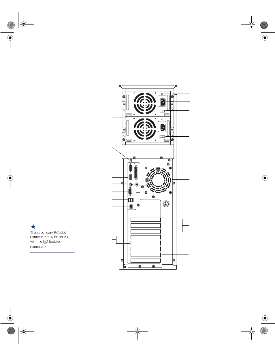 Rear panel | Gateway 8300 User Manual | Page 20 / 48