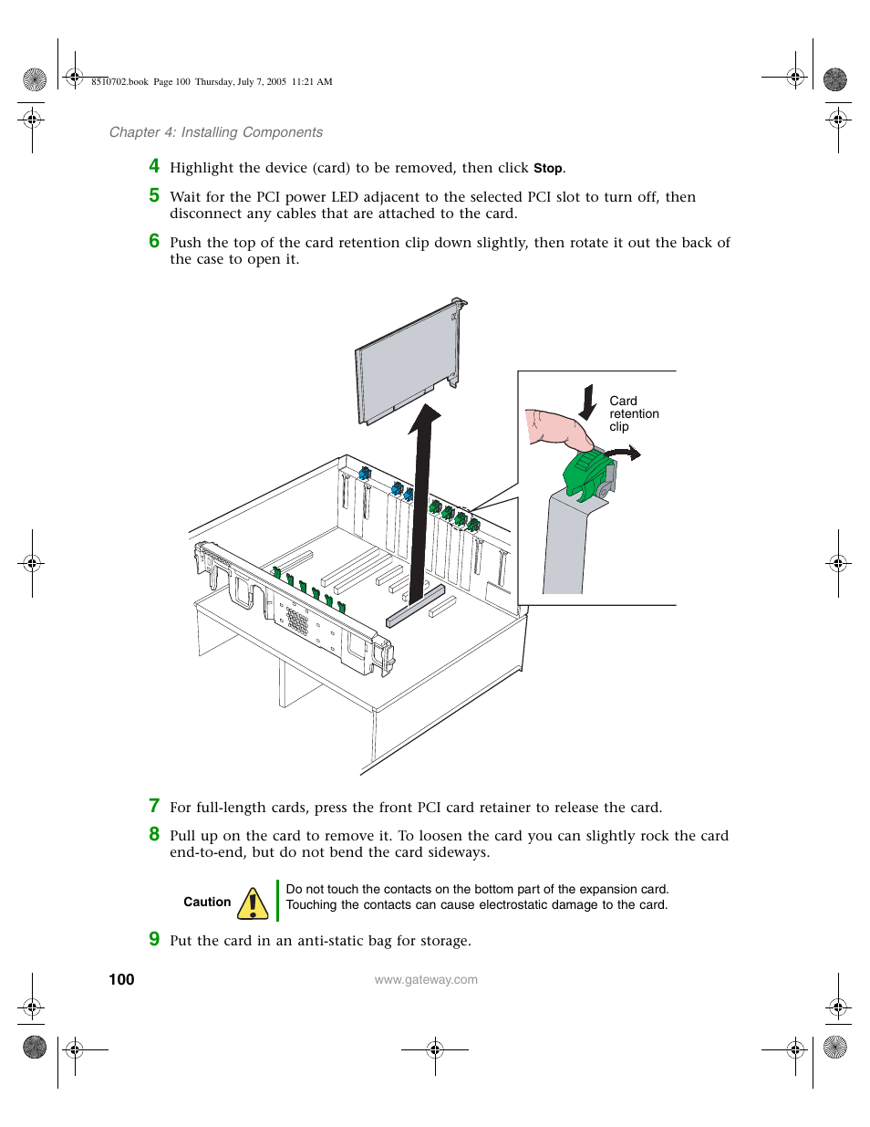 Gateway 9715 User Manual | Page 105 / 278