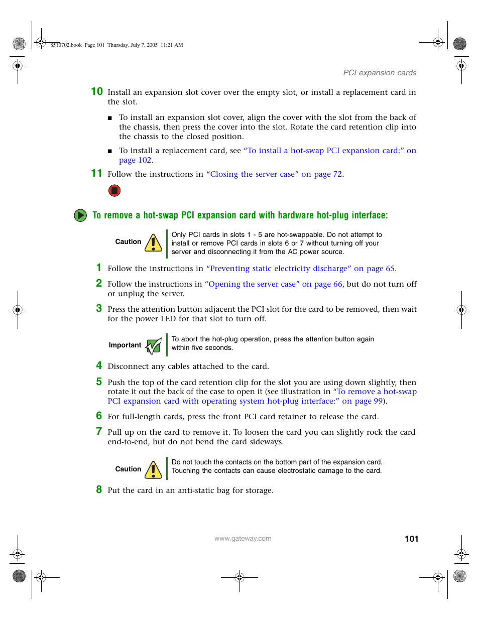 Gateway 9715 User Manual | Page 106 / 278