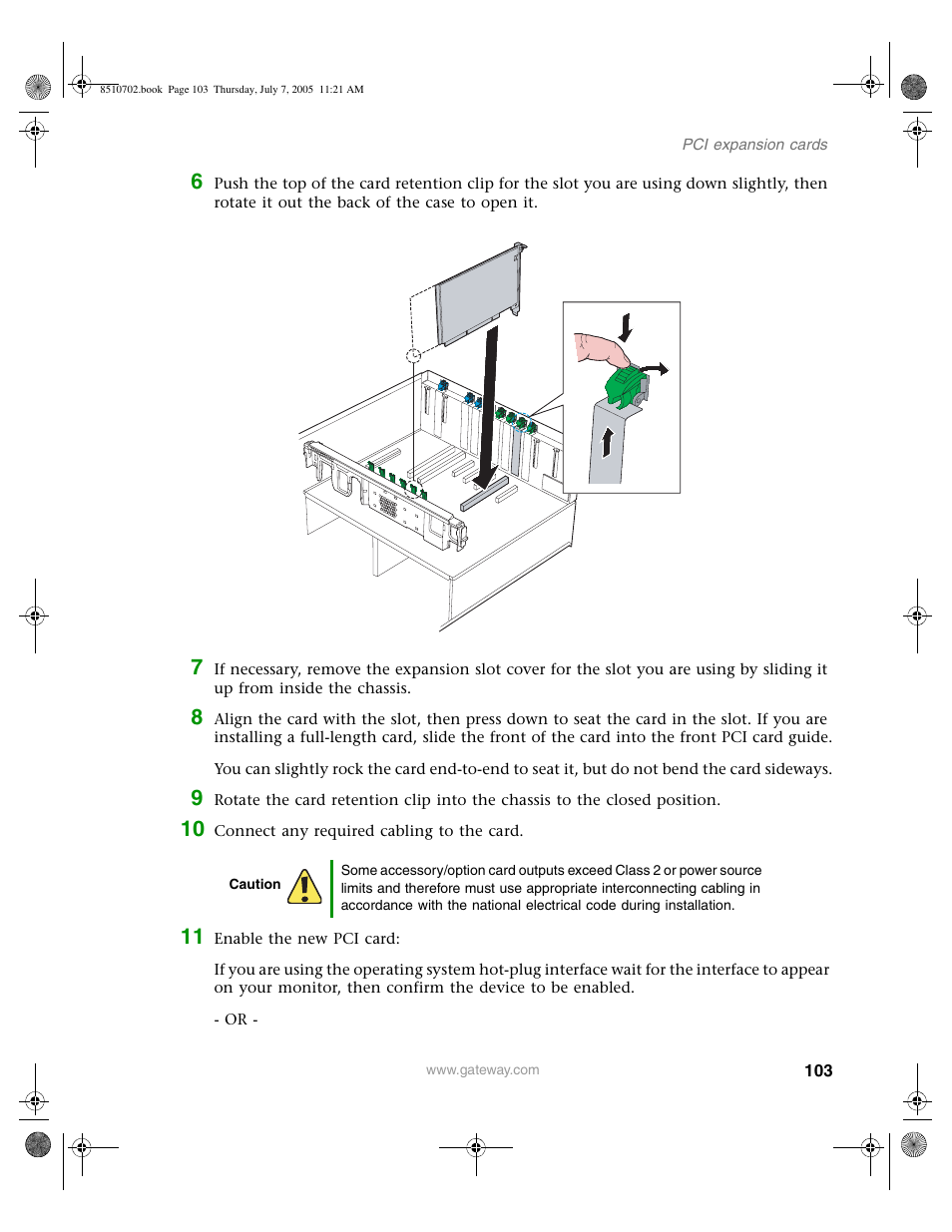 Gateway 9715 User Manual | Page 108 / 278