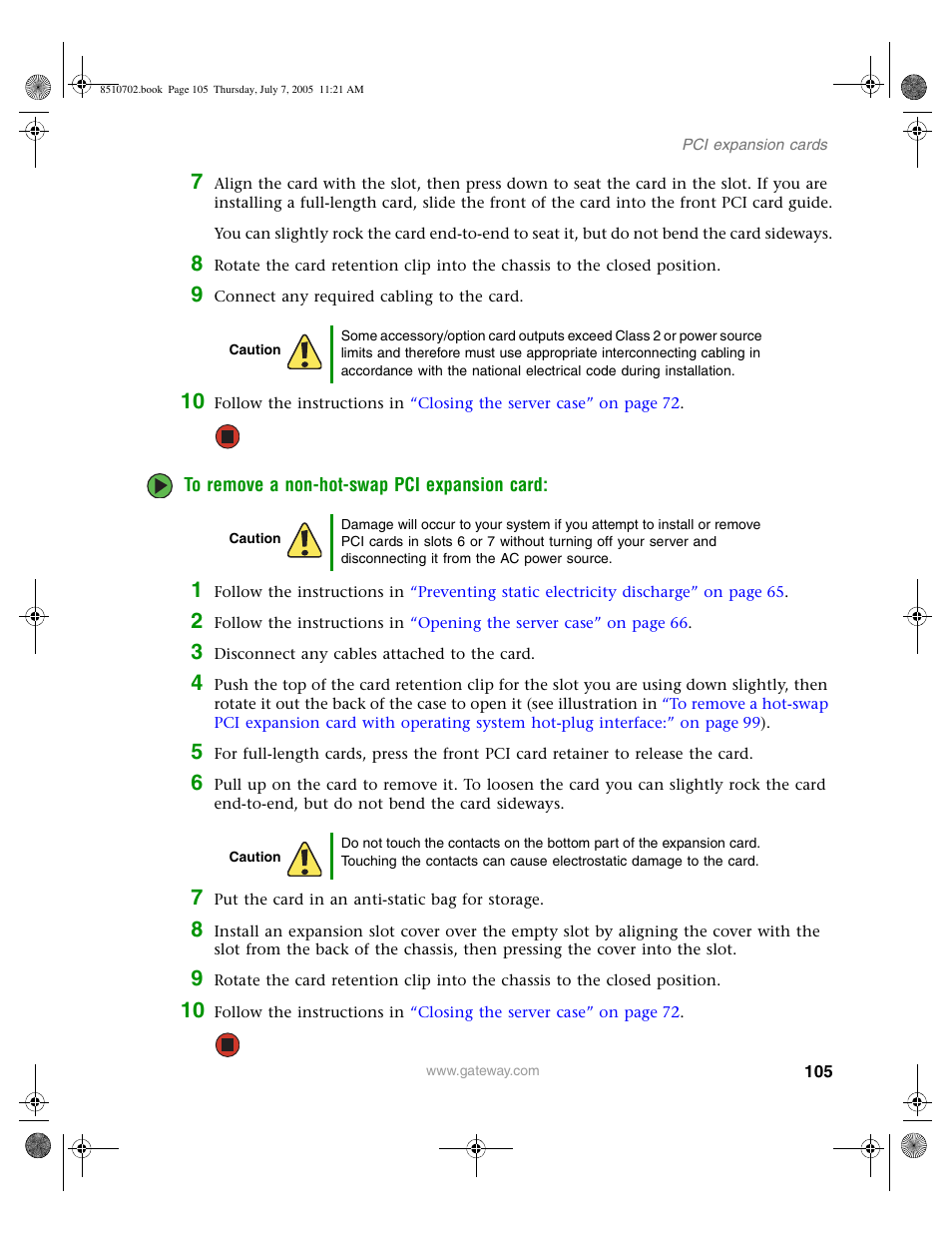 Gateway 9715 User Manual | Page 110 / 278