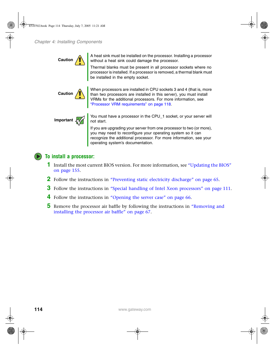 Gateway 9715 User Manual | Page 119 / 278