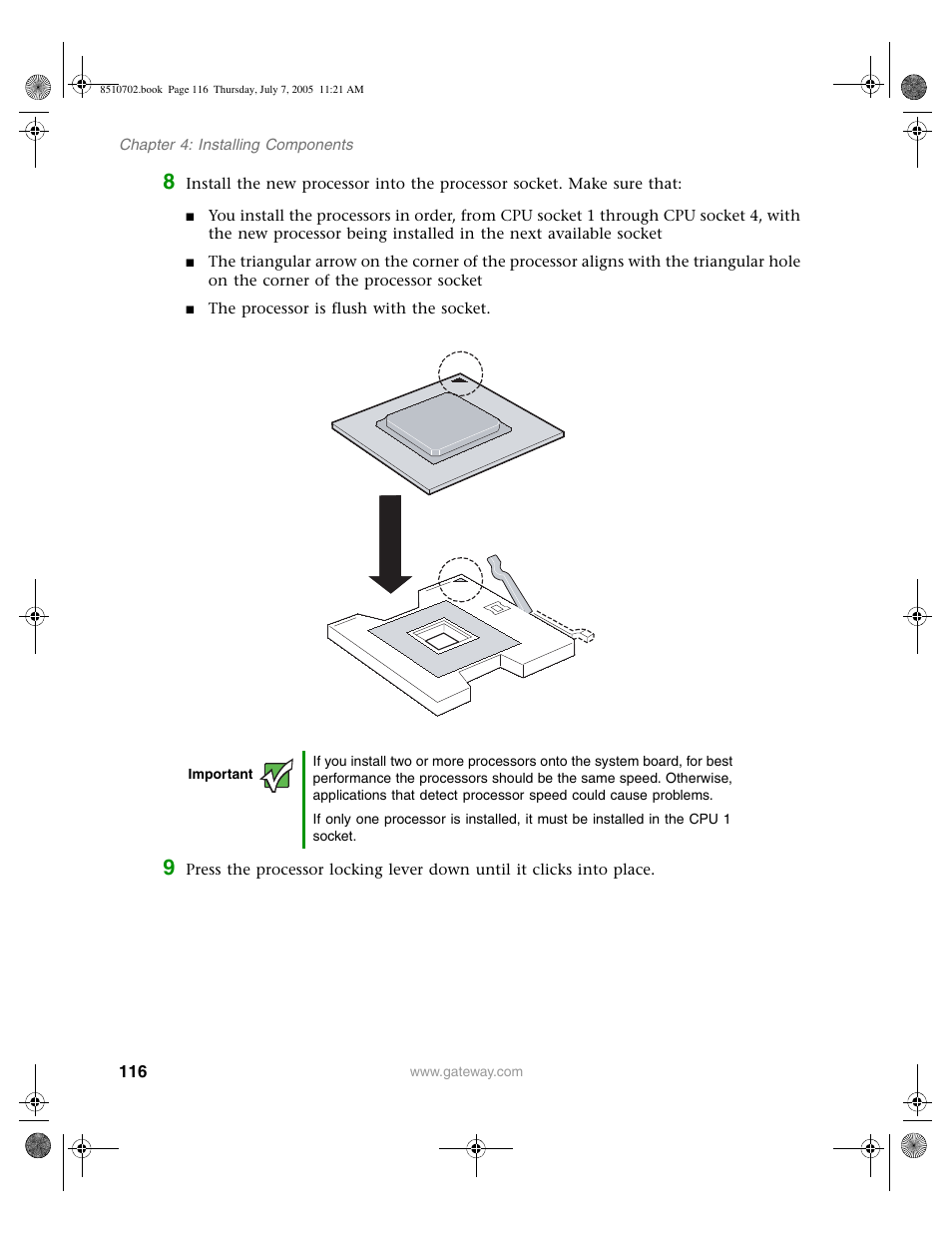 Gateway 9715 User Manual | Page 121 / 278