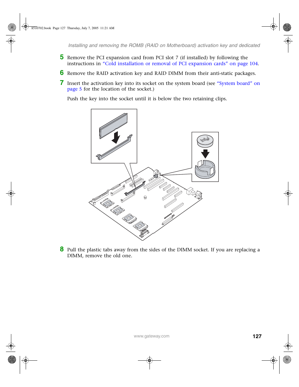 Gateway 9715 User Manual | Page 132 / 278