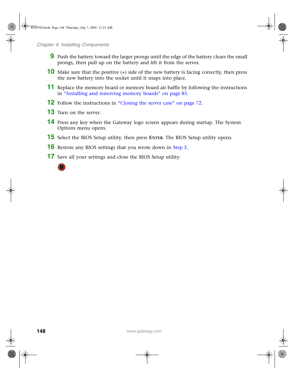 Gateway 9715 User Manual | Page 153 / 278