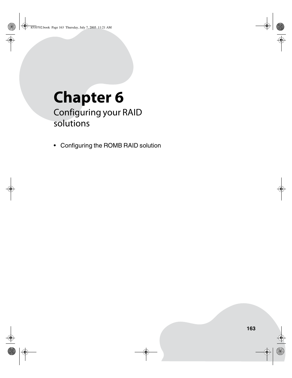 Configuring your raid solutions, Chapter 6 | Gateway 9715 User Manual | Page 168 / 278