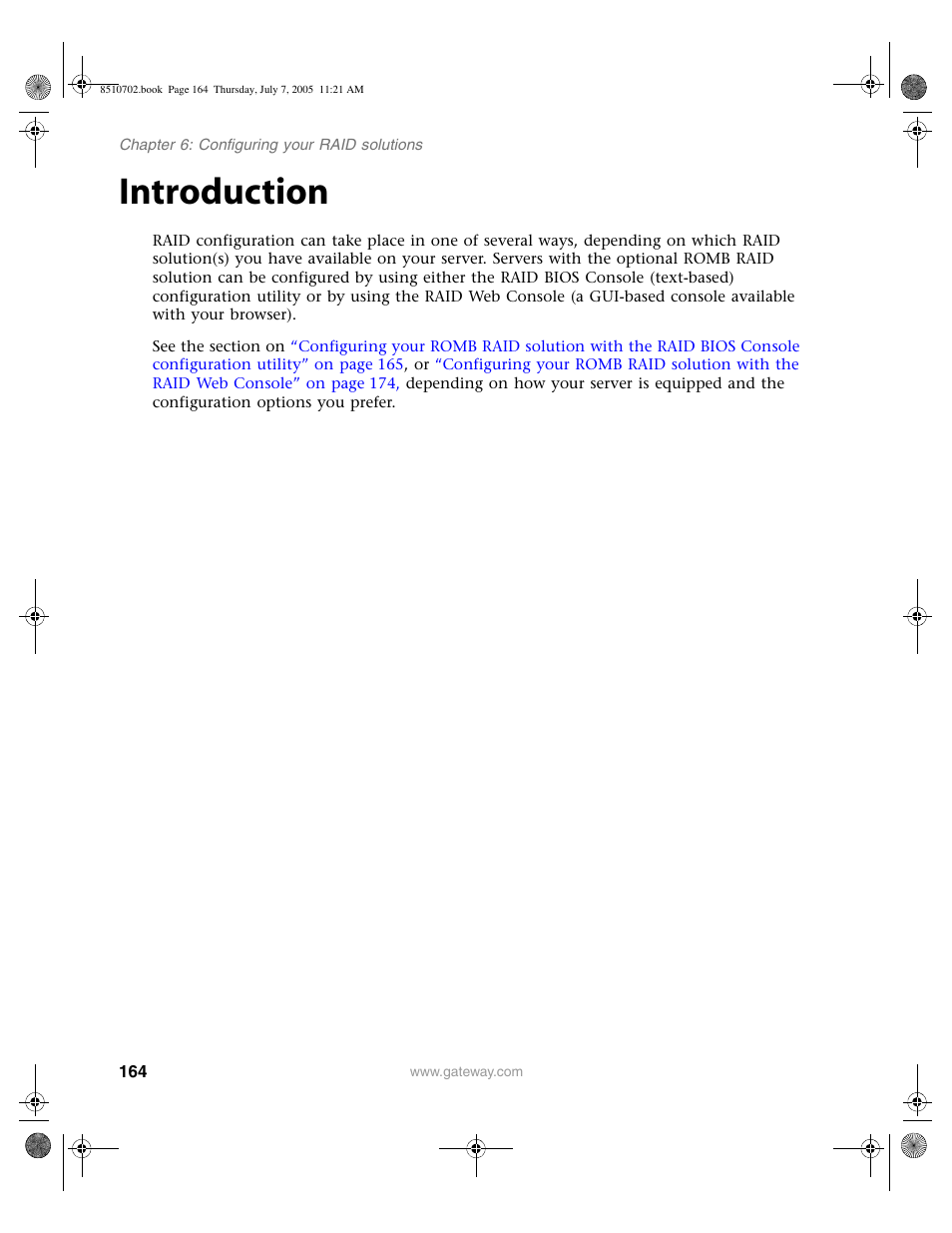 Introduction | Gateway 9715 User Manual | Page 169 / 278