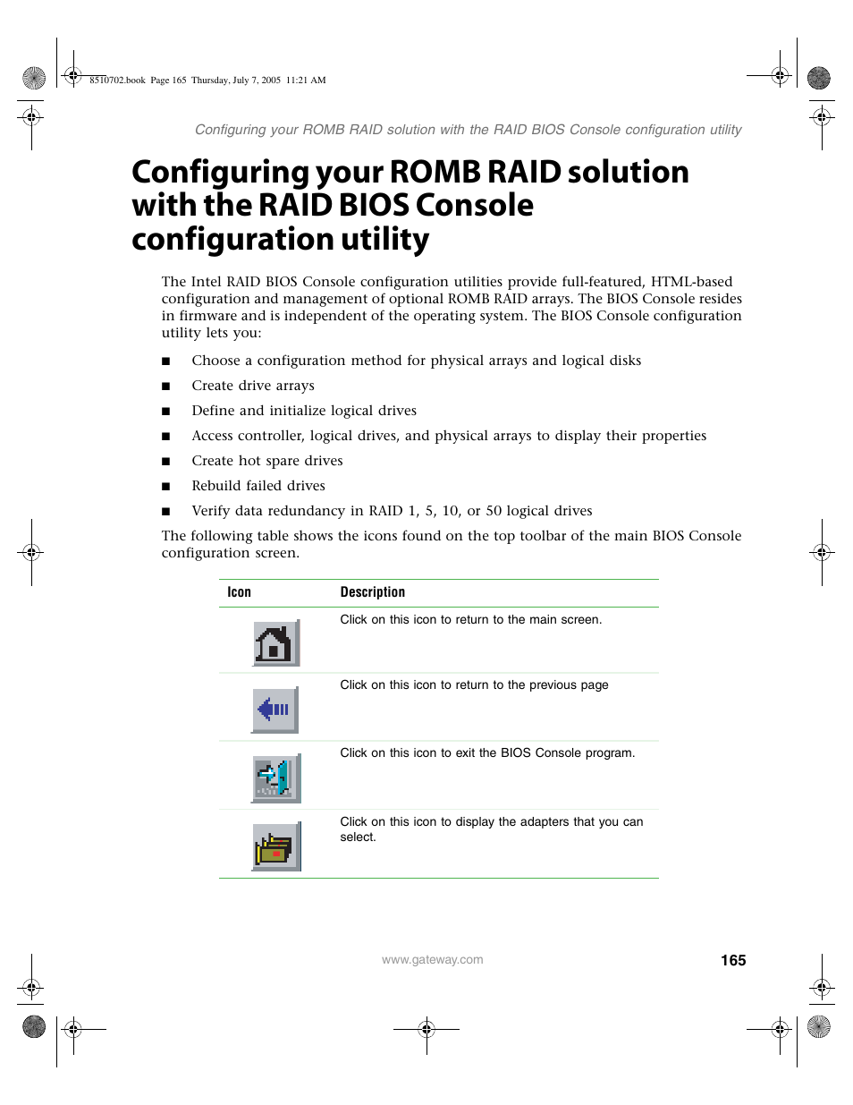 Gateway 9715 User Manual | Page 170 / 278