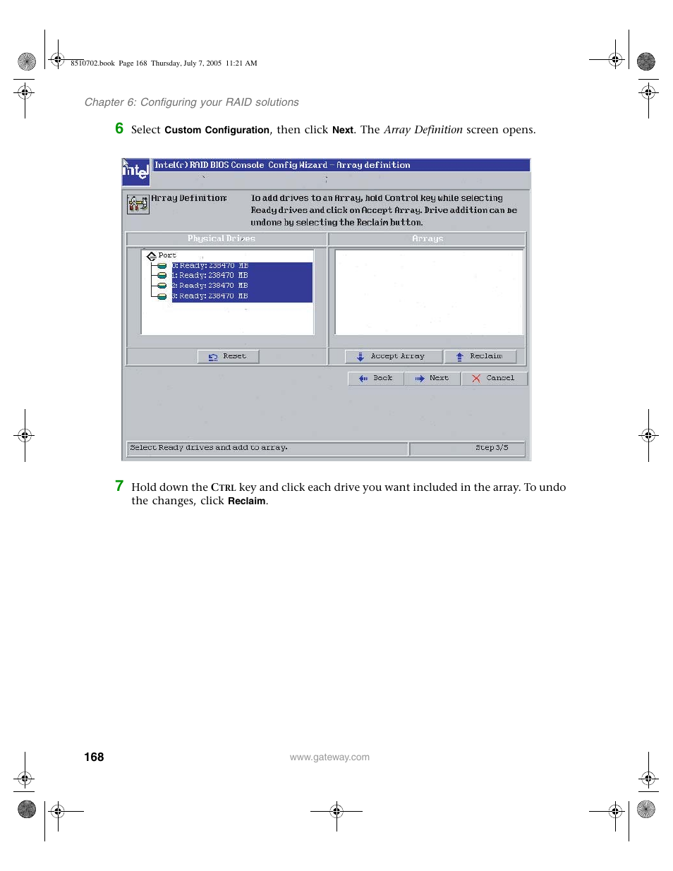 Gateway 9715 User Manual | Page 173 / 278