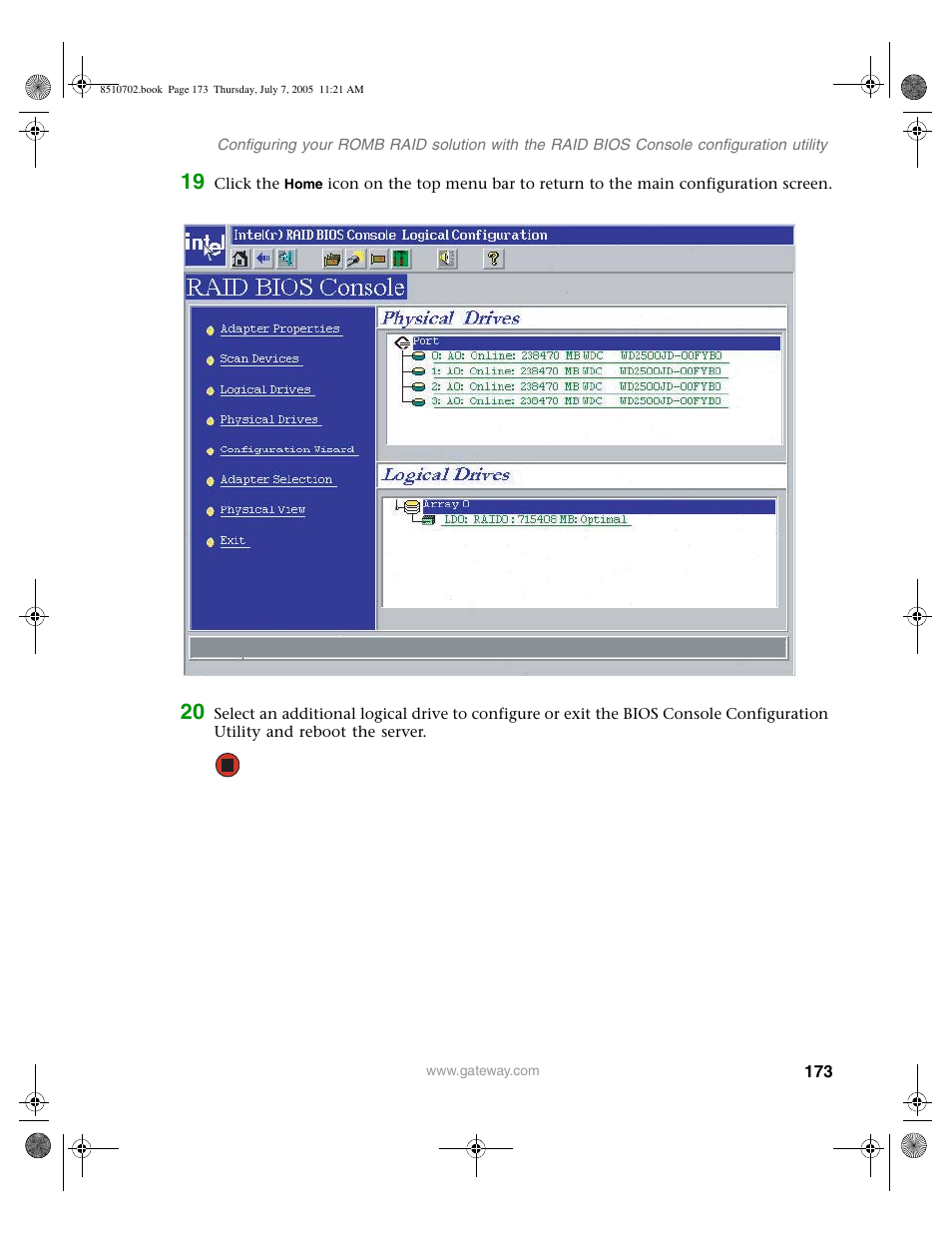 Gateway 9715 User Manual | Page 178 / 278