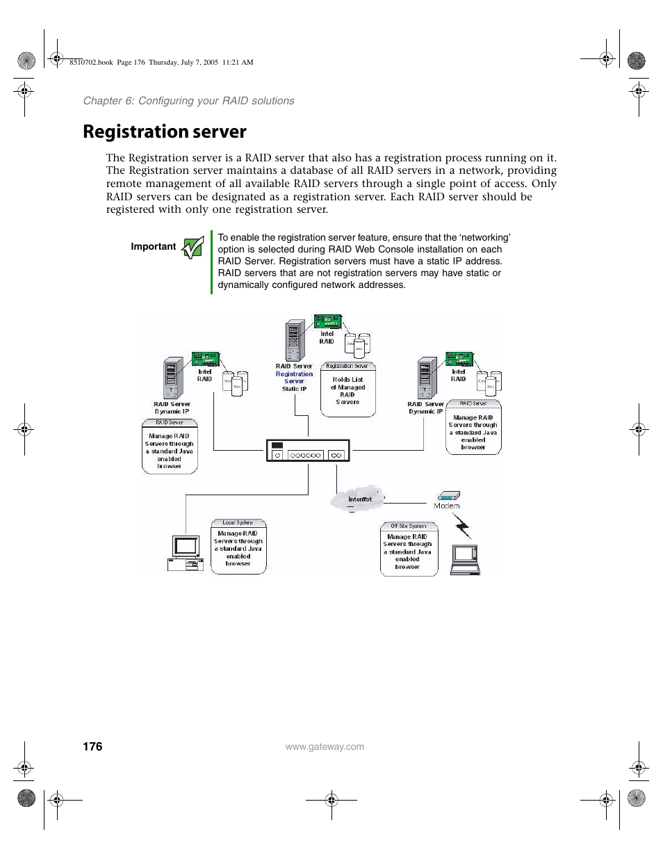 Registration server | Gateway 9715 User Manual | Page 181 / 278