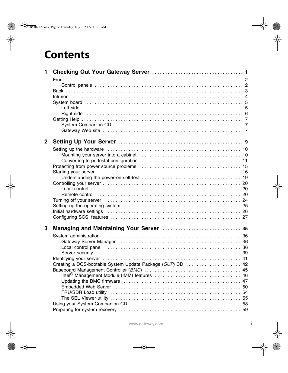 Gateway 9715 User Manual | Page 2 / 278