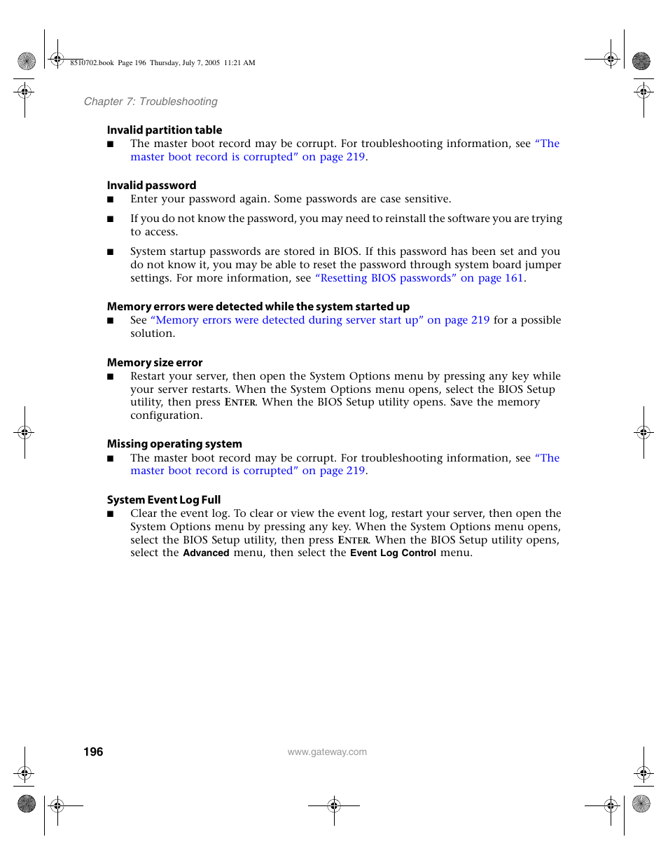 Gateway 9715 User Manual | Page 201 / 278