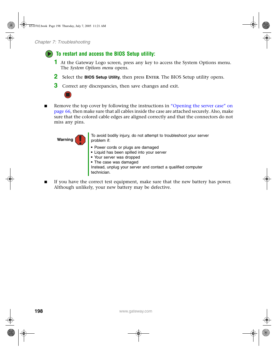 Gateway 9715 User Manual | Page 203 / 278