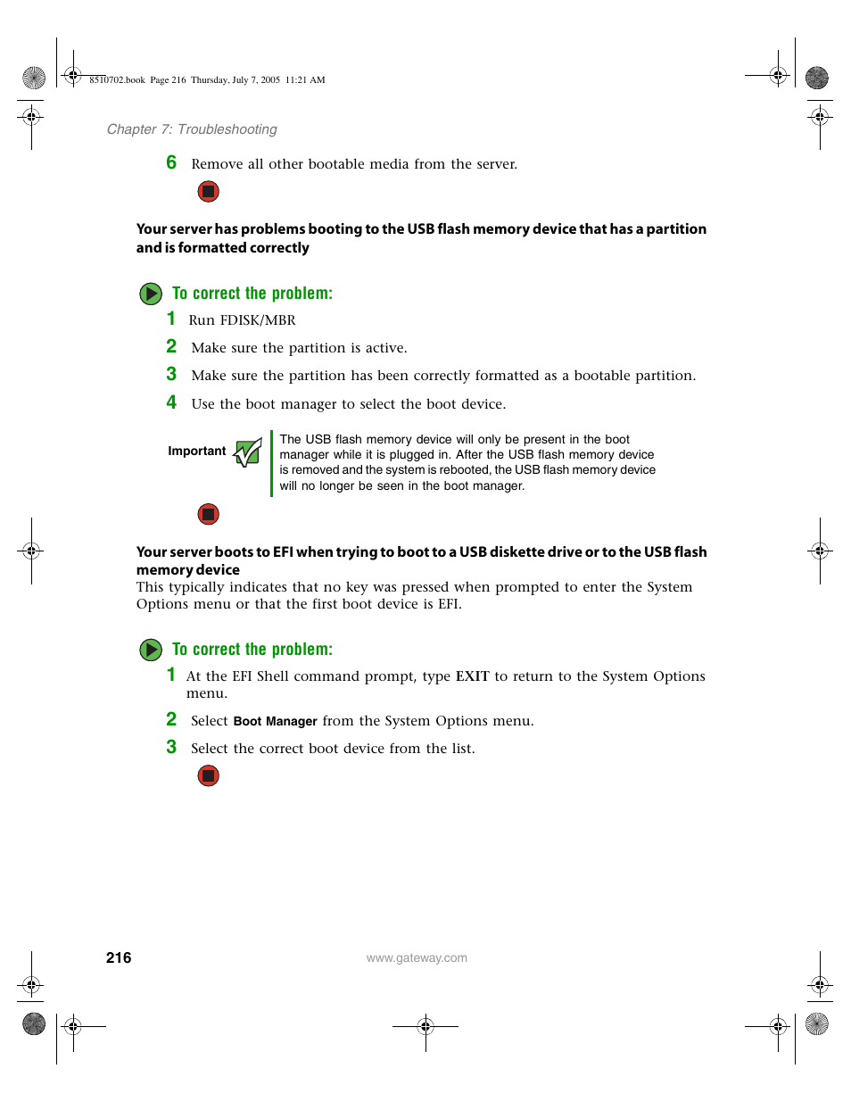 Gateway 9715 User Manual | Page 221 / 278