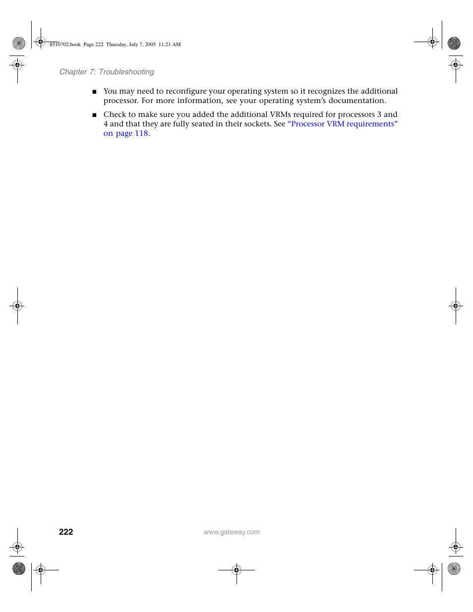 Gateway 9715 User Manual | Page 227 / 278