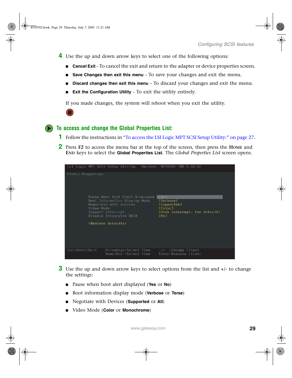 Gateway 9715 User Manual | Page 34 / 278