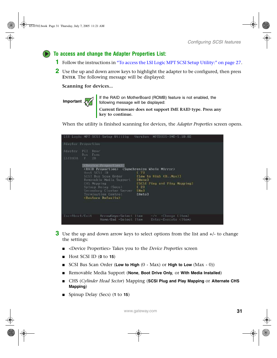 Gateway 9715 User Manual | Page 36 / 278