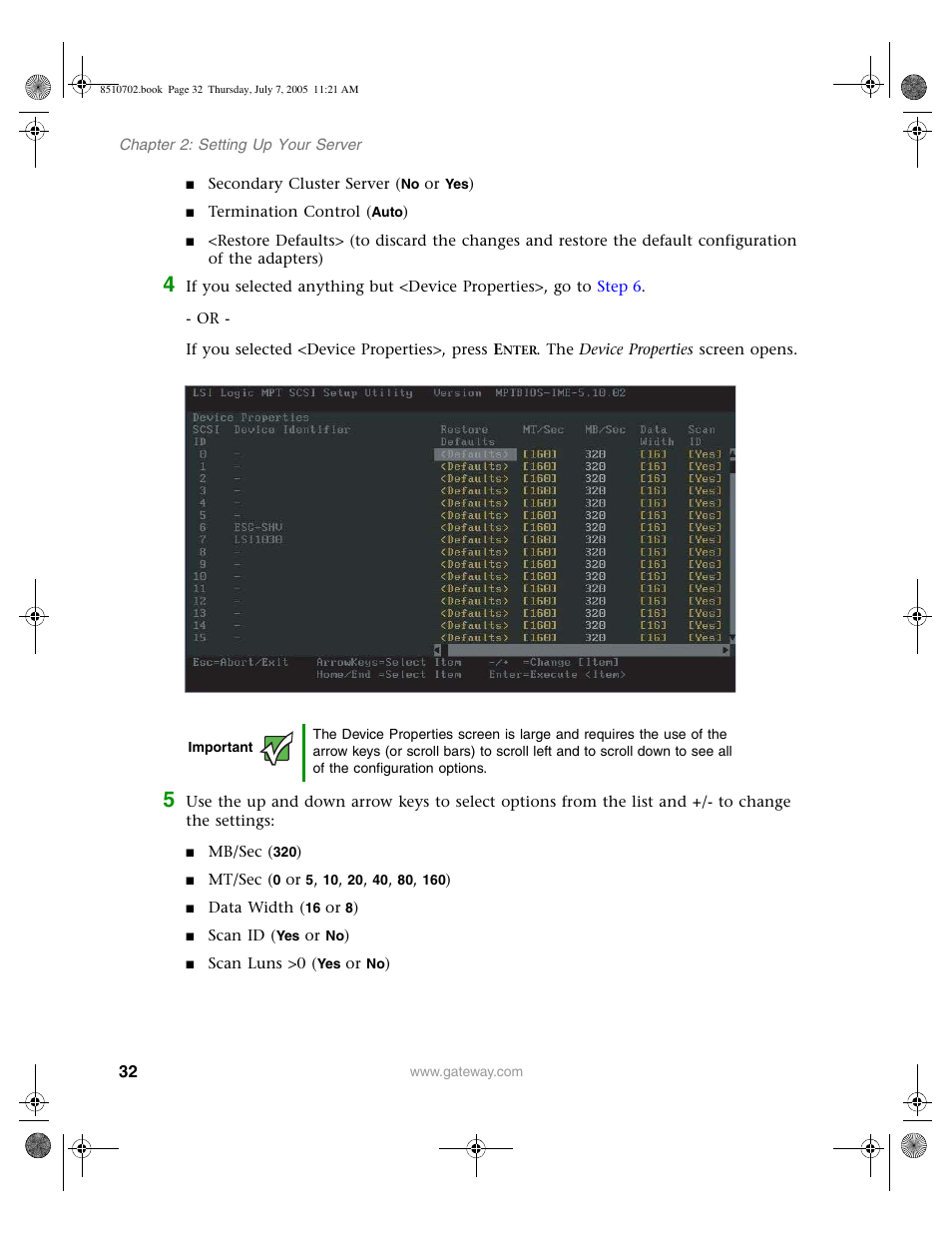 Gateway 9715 User Manual | Page 37 / 278