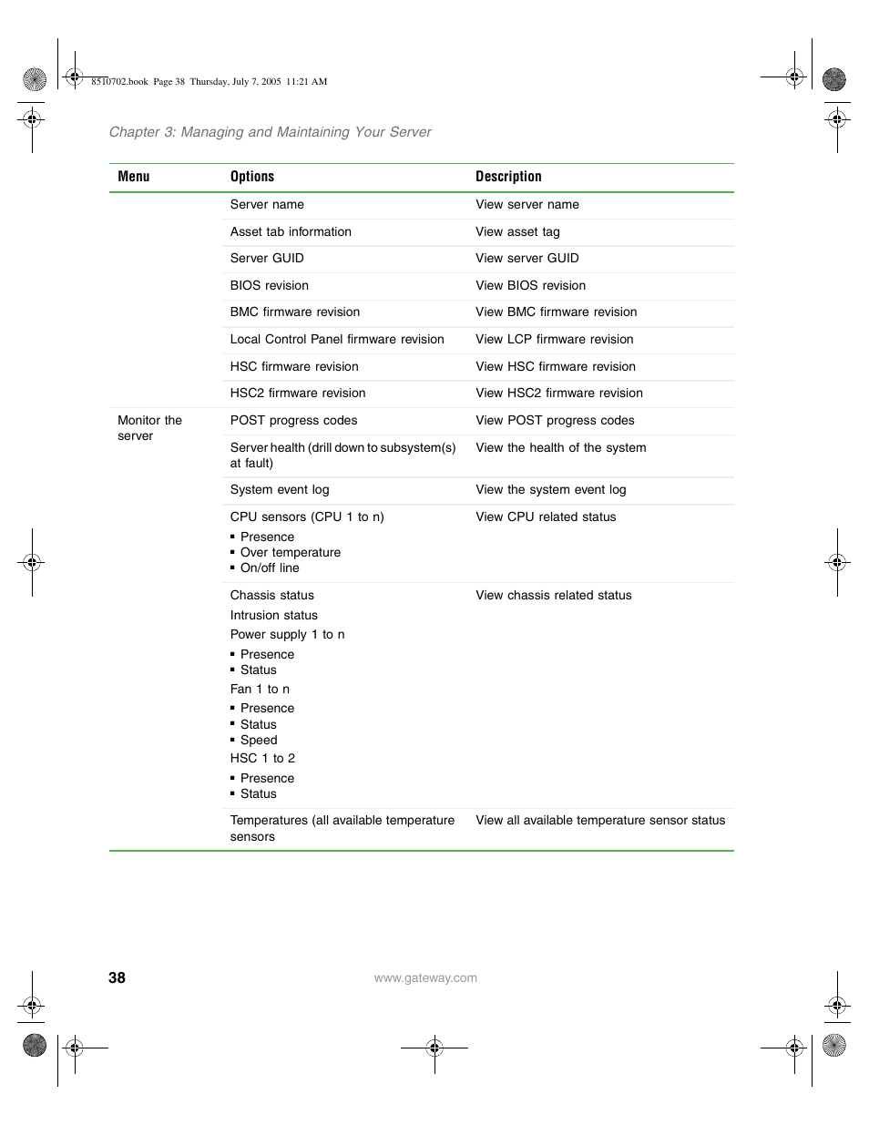 Gateway 9715 User Manual | Page 43 / 278