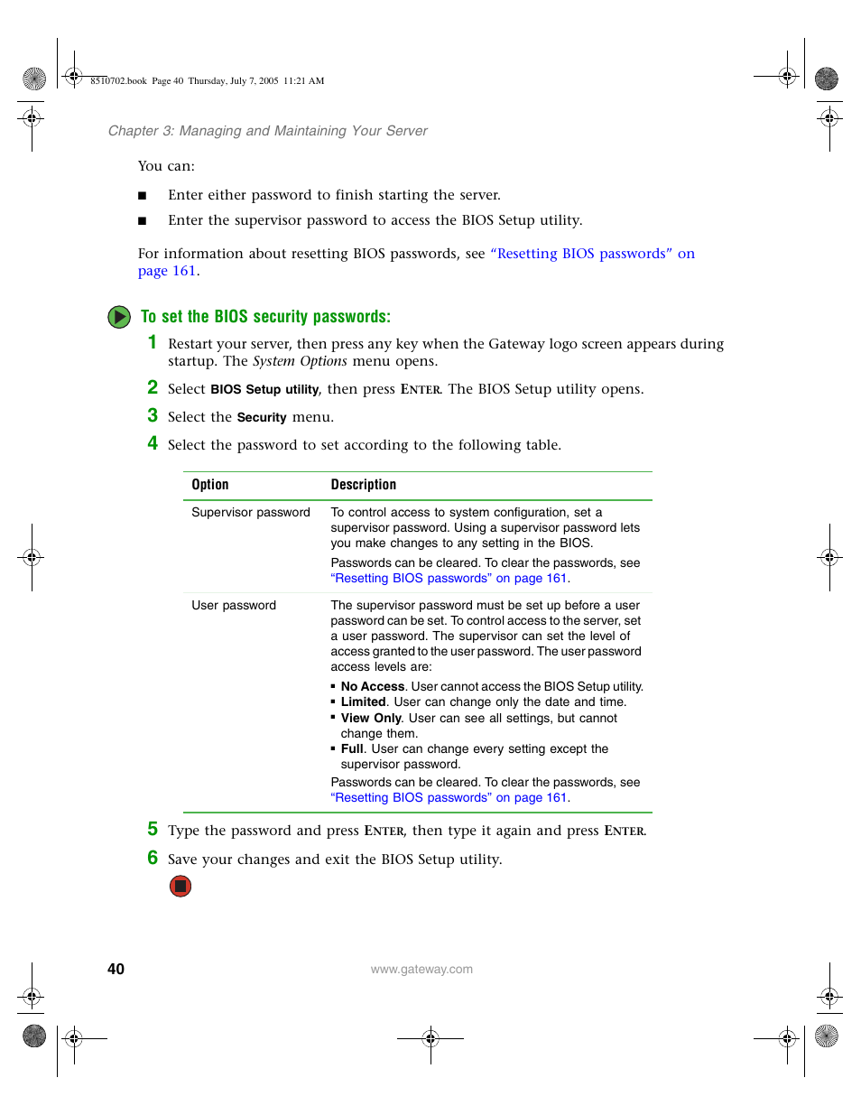 Gateway 9715 User Manual | Page 45 / 278