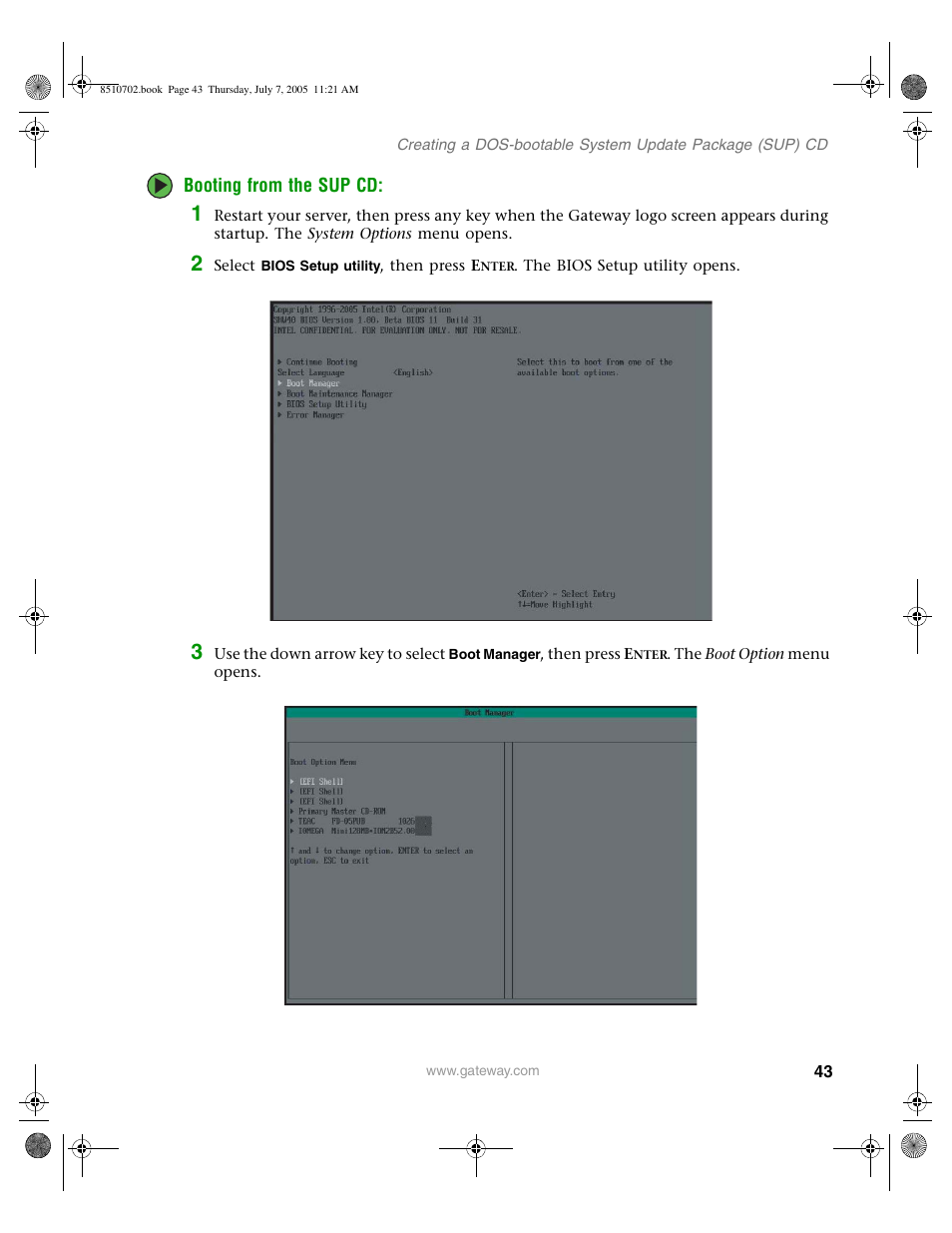 Gateway 9715 User Manual | Page 48 / 278