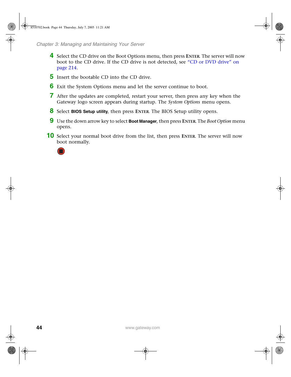 Gateway 9715 User Manual | Page 49 / 278