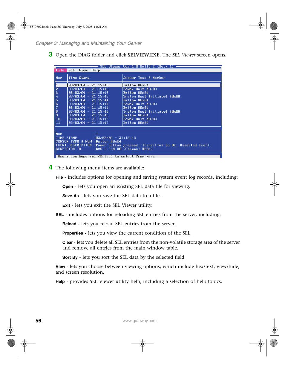 Gateway 9715 User Manual | Page 61 / 278