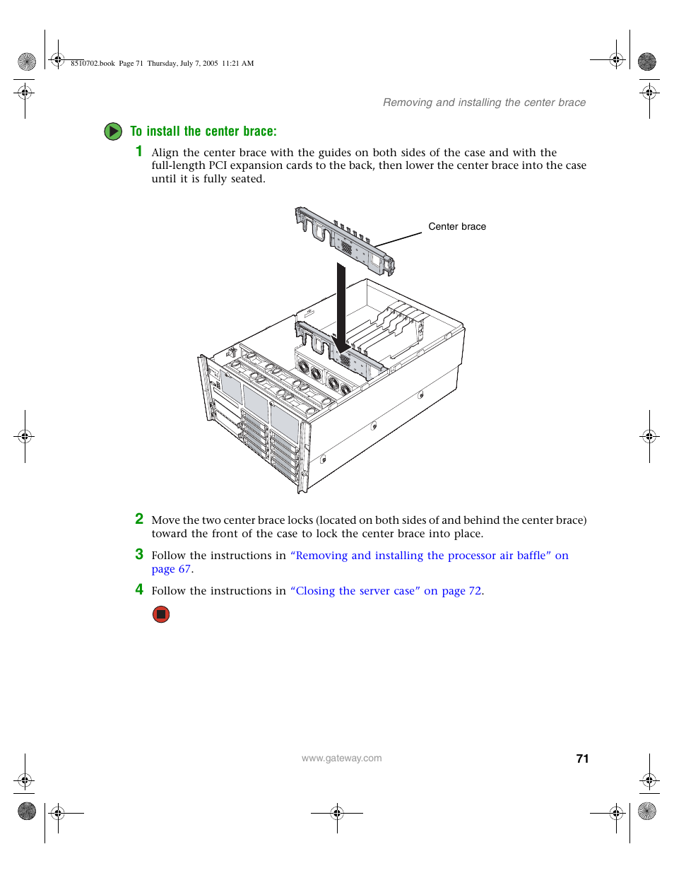 Gateway 9715 User Manual | Page 76 / 278