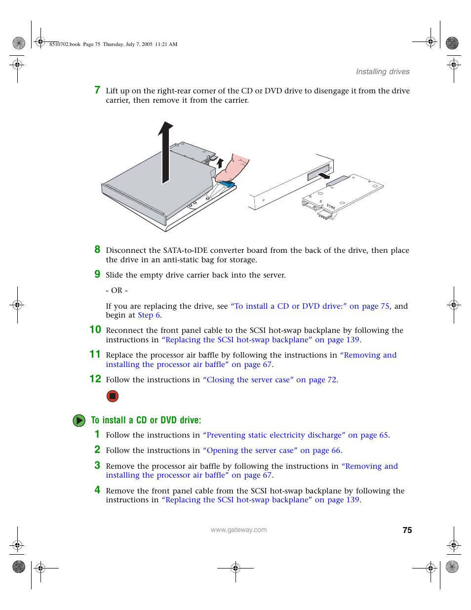 Gateway 9715 User Manual | Page 80 / 278