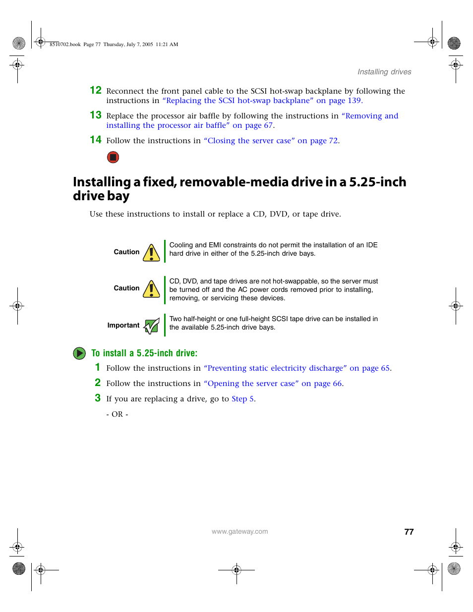 Gateway 9715 User Manual | Page 82 / 278