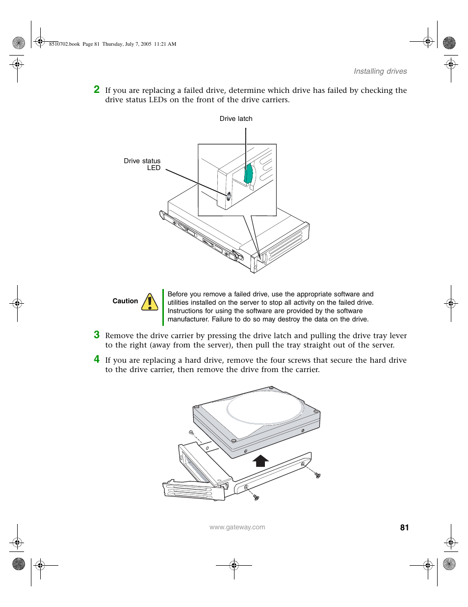 Gateway 9715 User Manual | Page 86 / 278