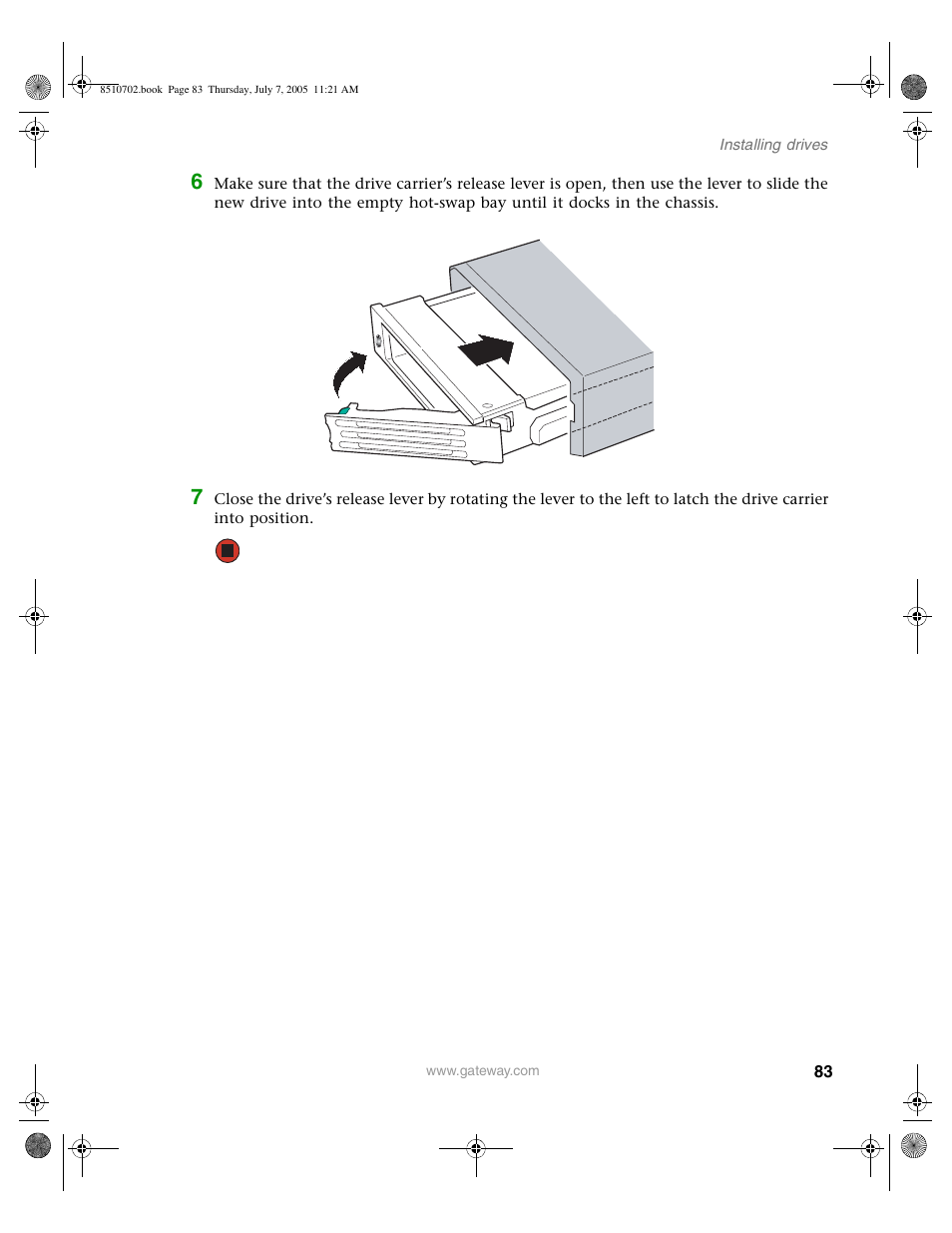 Gateway 9715 User Manual | Page 88 / 278