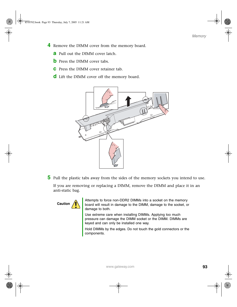 Gateway 9715 User Manual | Page 98 / 278