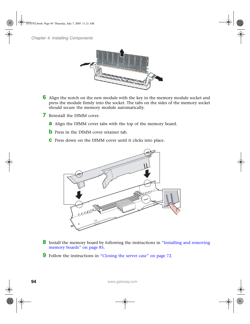 Gateway 9715 User Manual | Page 99 / 278