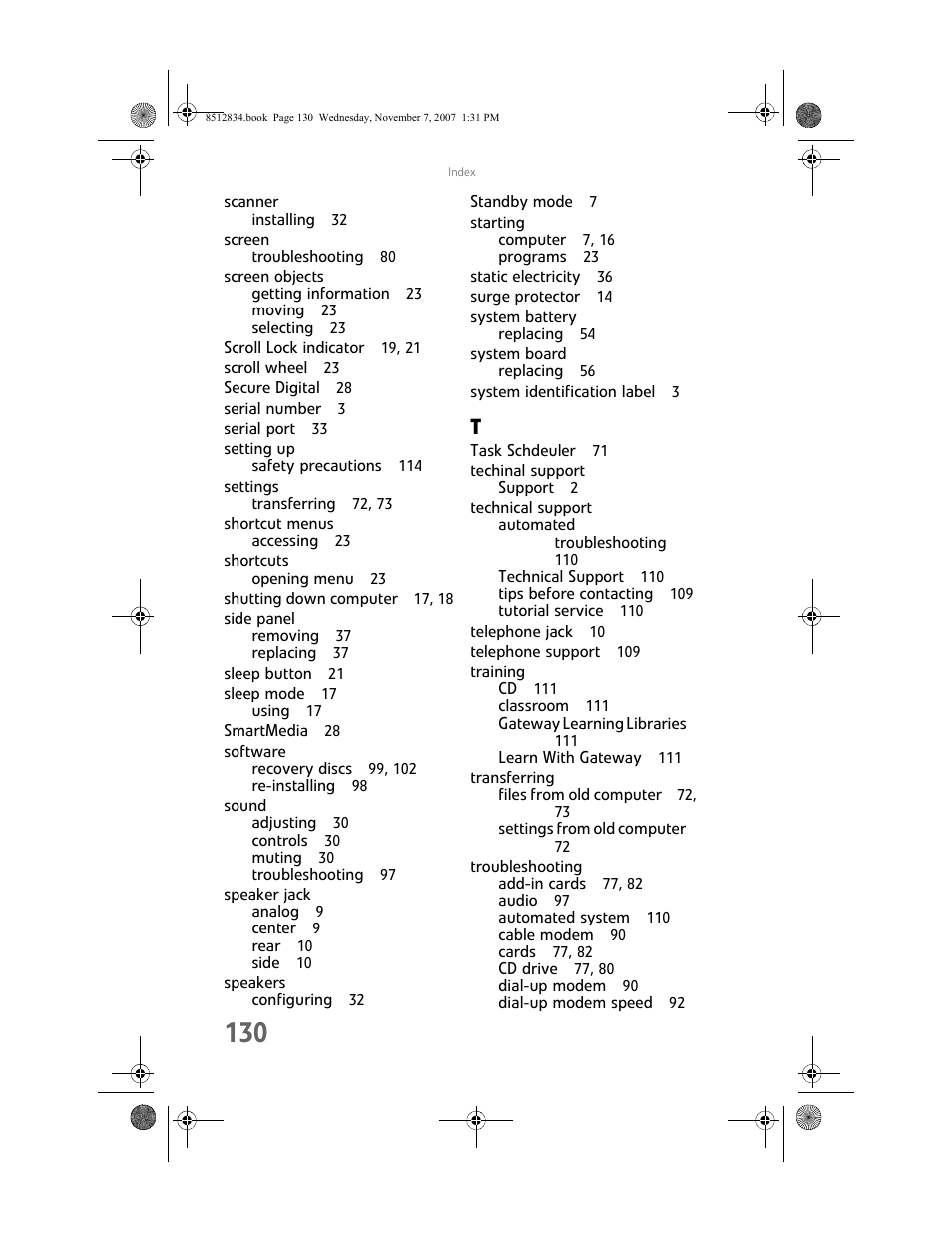 Gateway FX User Manual | Page 136 / 140