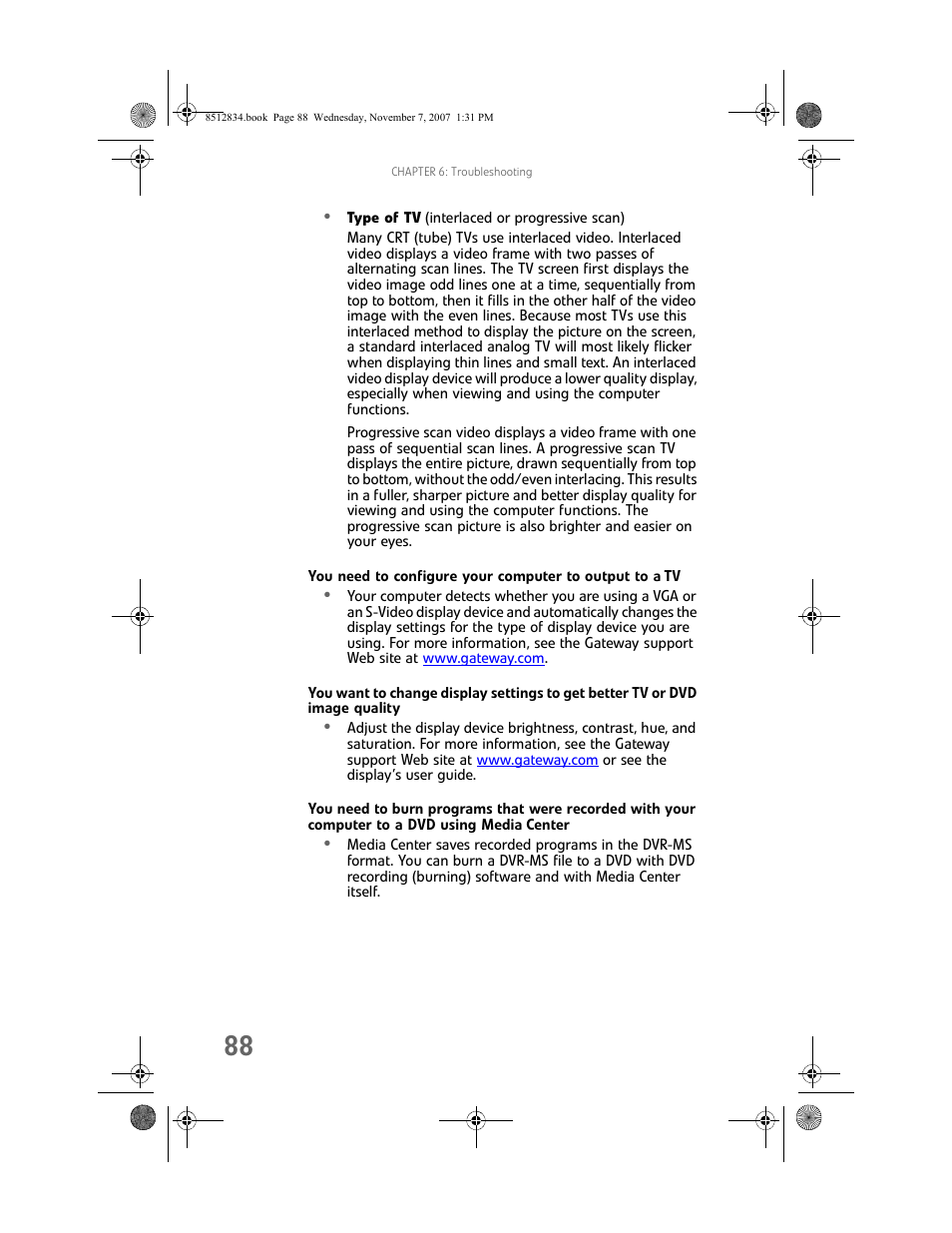 Gateway FX User Manual | Page 94 / 140