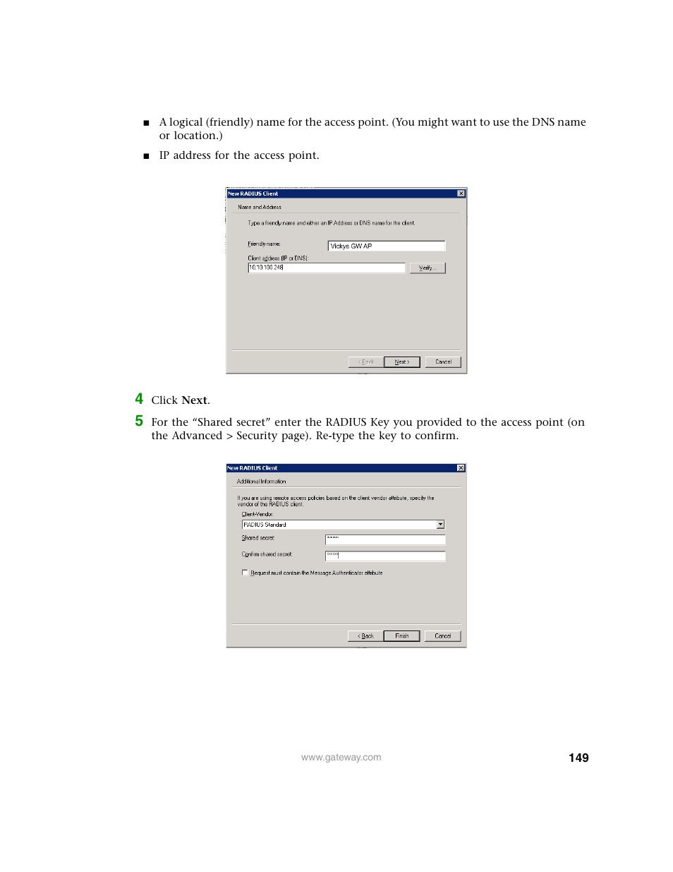 Gateway 7001 Series User Manual | Page 154 / 218