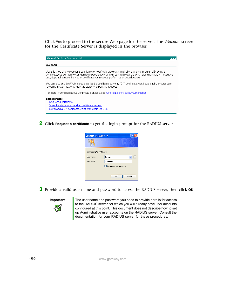 Gateway 7001 Series User Manual | Page 157 / 218