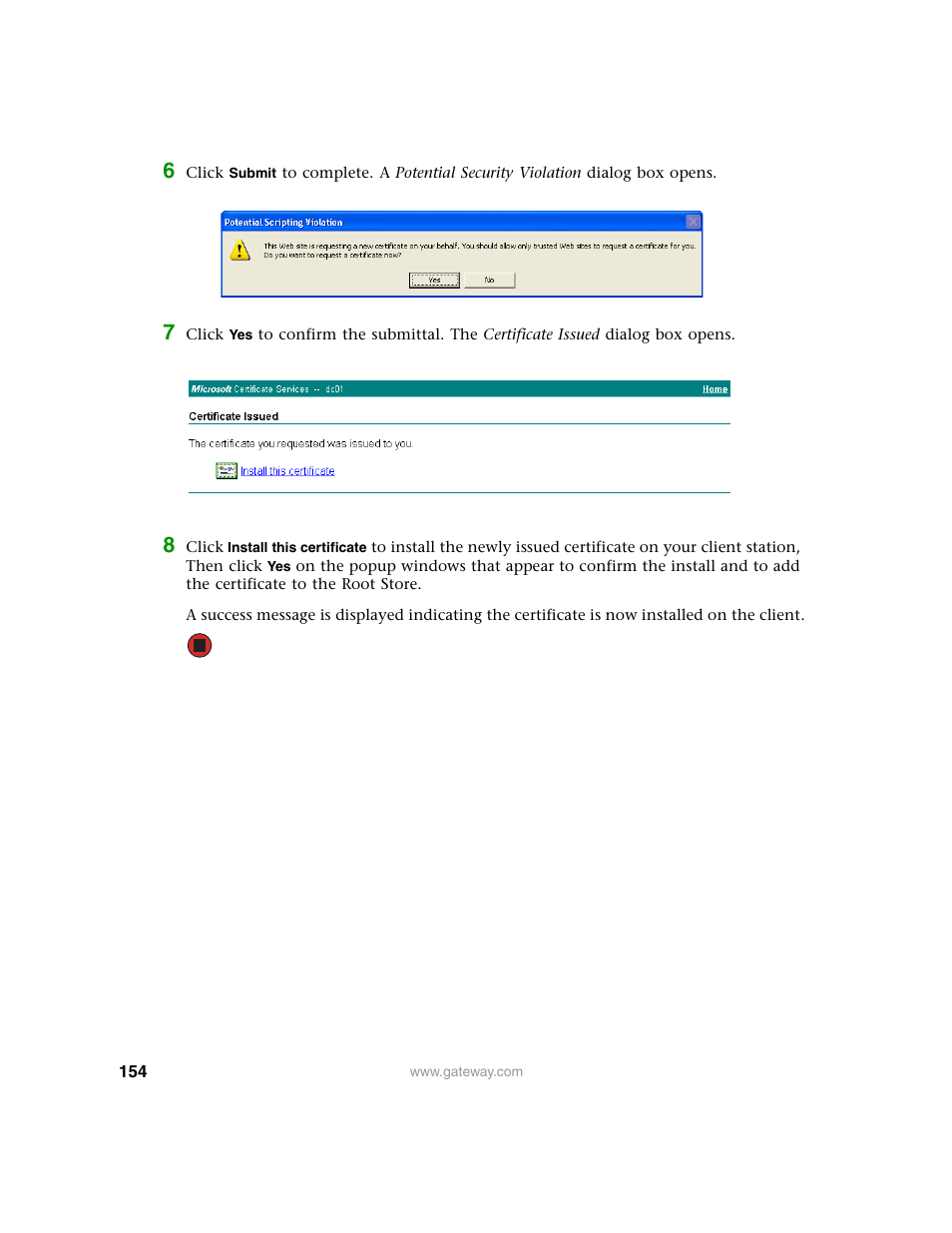 Gateway 7001 Series User Manual | Page 159 / 218