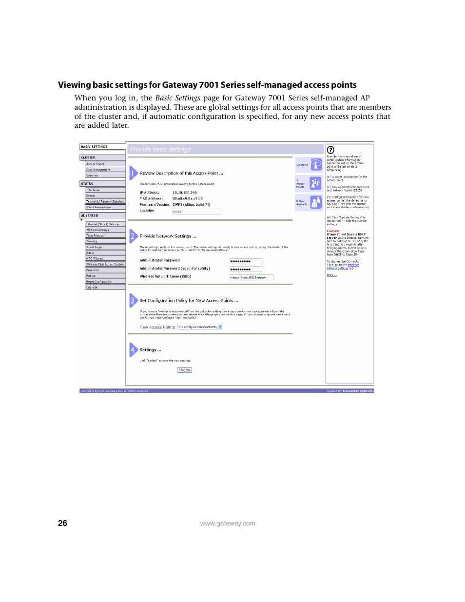 Gateway 7001 Series User Manual | Page 31 / 218