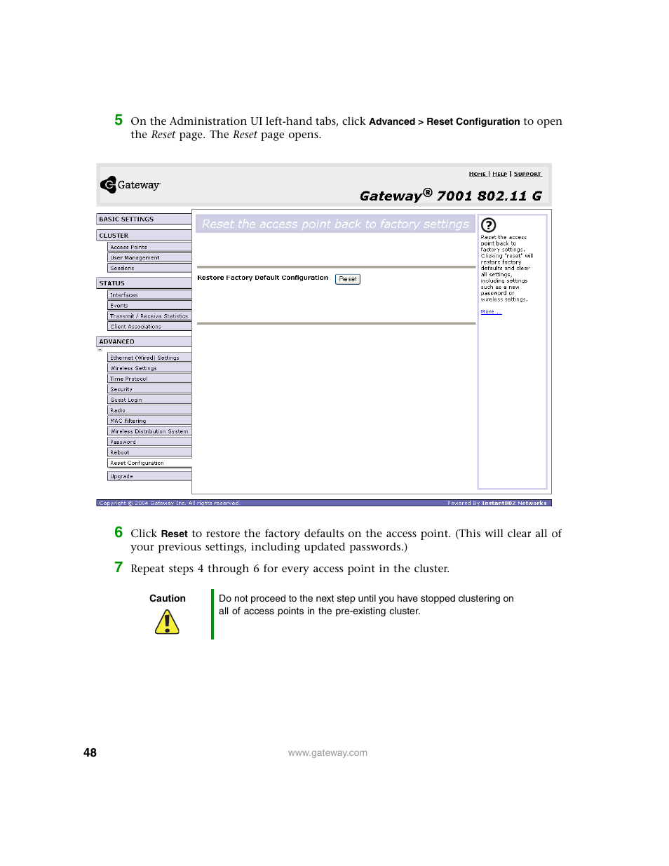 Gateway 7001 Series User Manual | Page 53 / 218