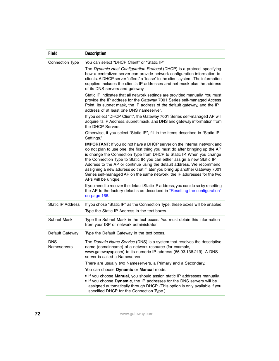 Gateway 7001 Series User Manual | Page 77 / 218