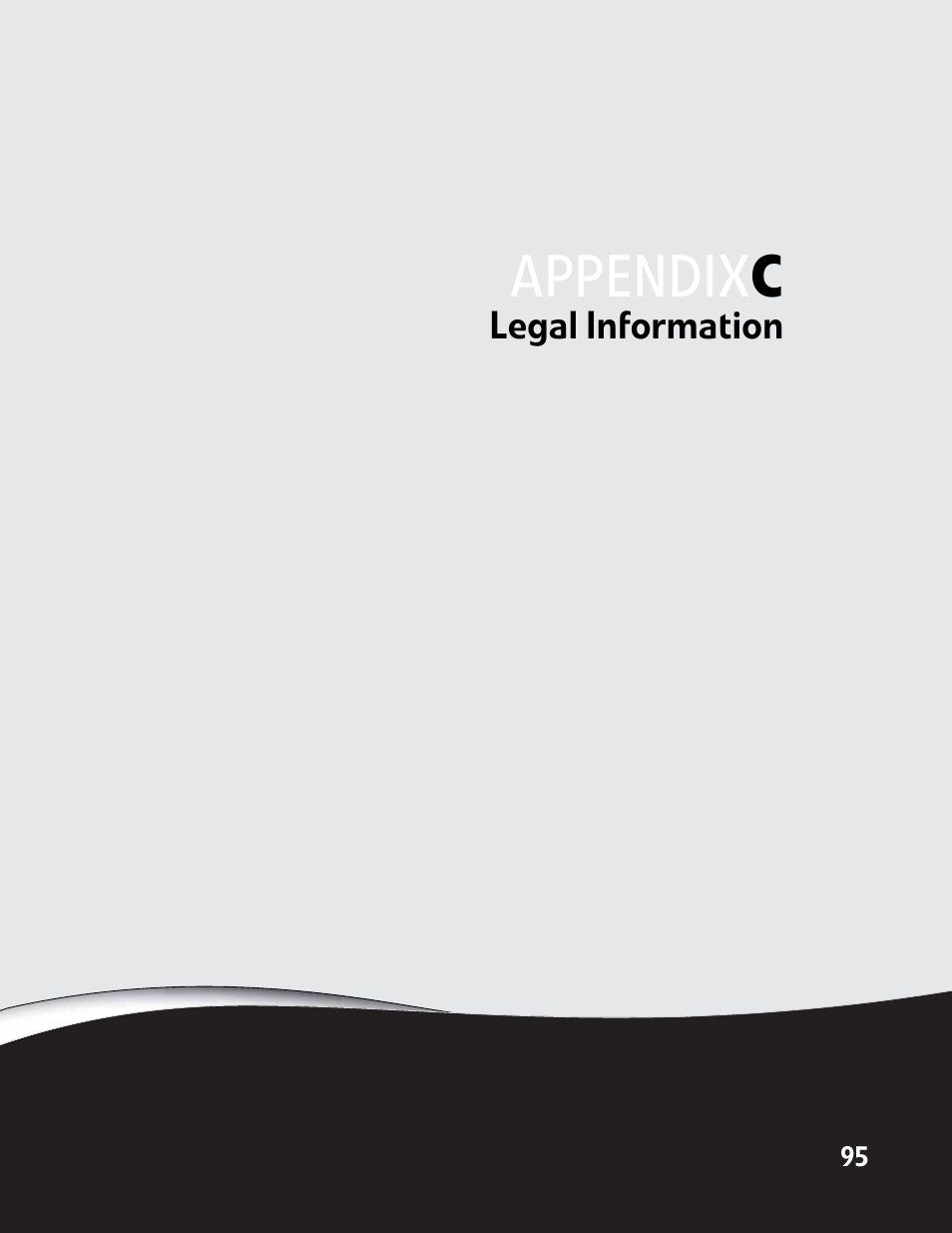 Legal information, Appendix | Gateway E-9722R User Manual | Page 101 / 112