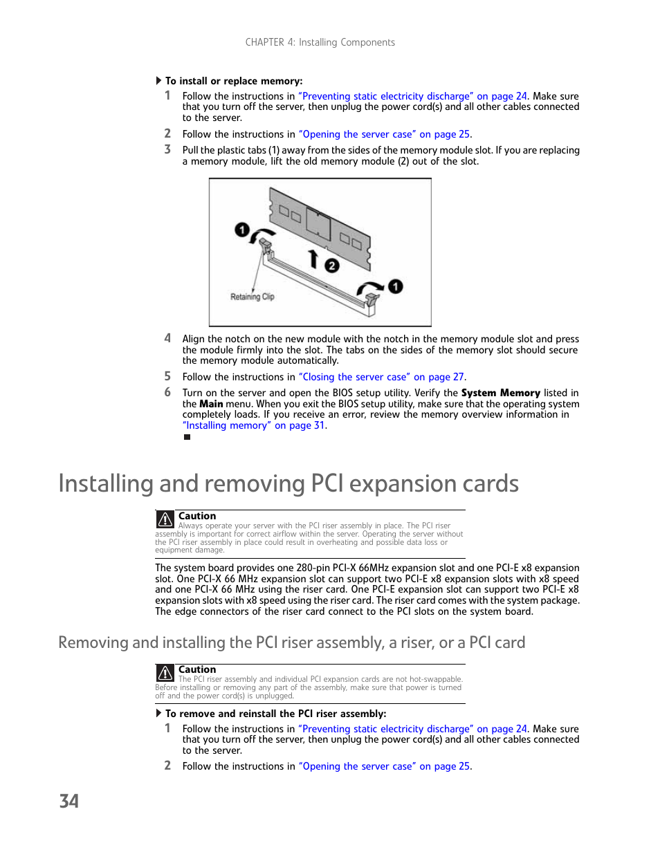 Installing and removing pci expansion cards | Gateway E-9722R User Manual | Page 40 / 112