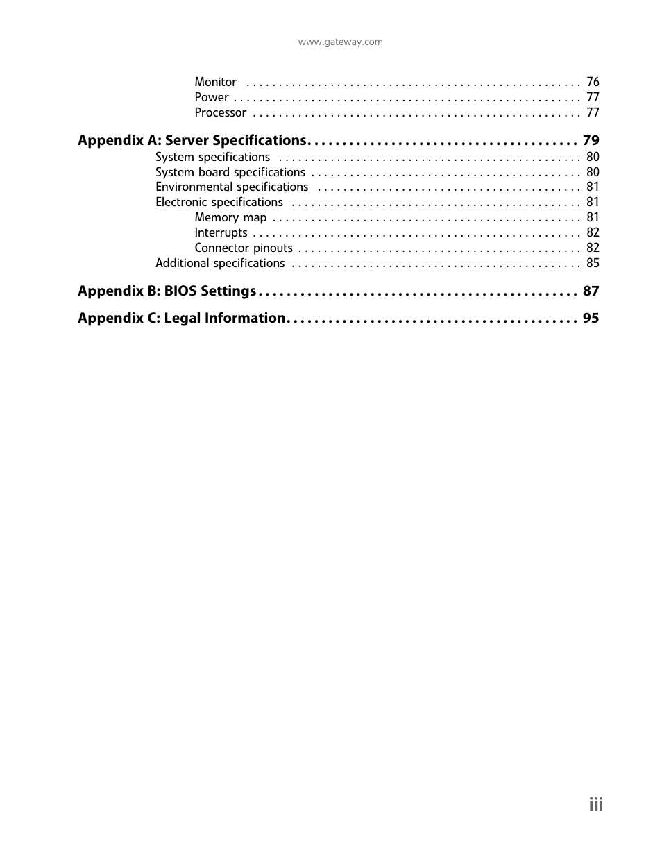 Gateway E-9722R User Manual | Page 5 / 112