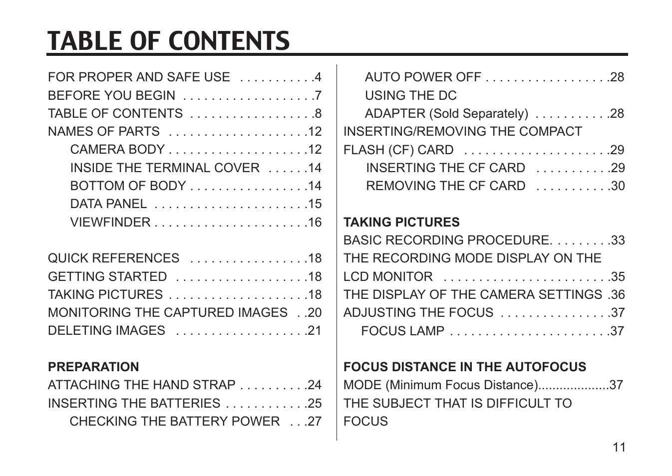 Gateway DC-M50 User Manual | Page 11 / 174